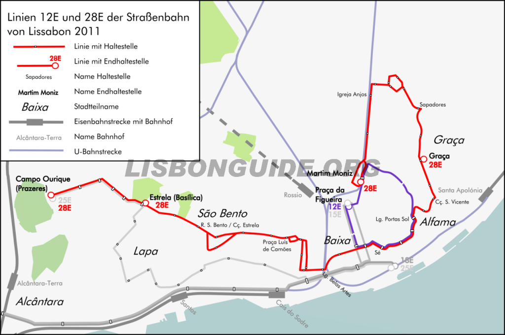 Lisbon Tram 28 Map 1024x680 