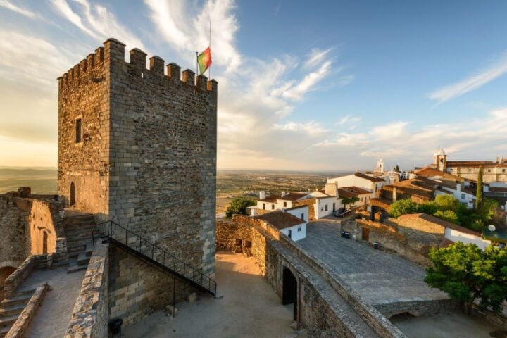 Monsaraz After Sunset: Stone Walls and the Alqueva Sky